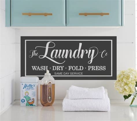 Laundry Room Vinyl Wall Decals