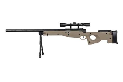 Specna Arms SA S11 TAN Airsoft Springer Sniper Rifle With Scope And