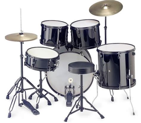 Stagg 5 Piece Full Sized Drumkit Black Beggs