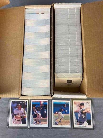 1990 Leaf And 1987 Fleer Baseball Sets Matthew Bullock Auctioneers