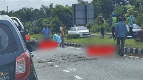 Dua Pekerja Penyelenggaraan Lampu Jalan Maut Dirempuh Pikap Di Sibu TVS