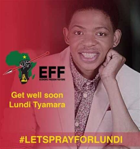 Clarion Call: Malema Expresses Concern For Singer Lundi Tyamara