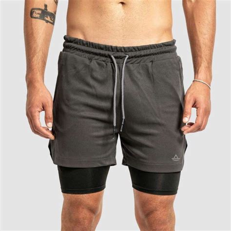 Shop Hybrid Gym Shorts With Compression Liner Avalon Supply Co