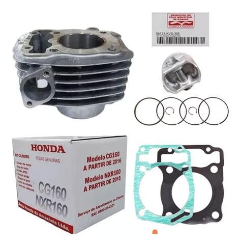 Kit Cilindro Motor Fan Titan Bros Original Honda Frete Gr Tis