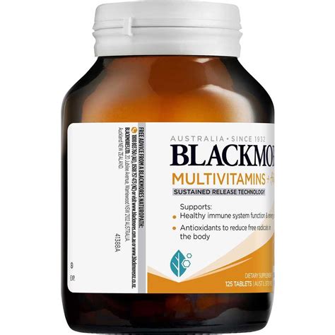 blackmores multivitamin antioxidants sustained release tablets