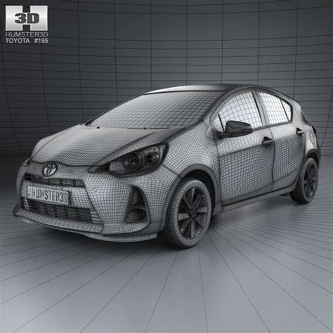 Toyota Prius C Avec Int Rieur Hq Mod Le D Ds C D Fbx