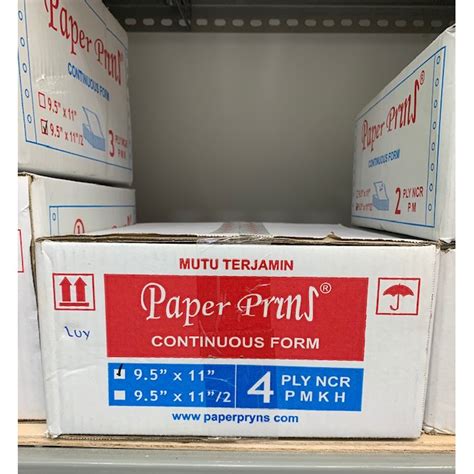 Jual Kertas Continuous Form 4PLY Paper Prins 9 5 X 11 9 5 X