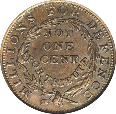 Cent Hard Times Token Millions For Defence Not For One Cent