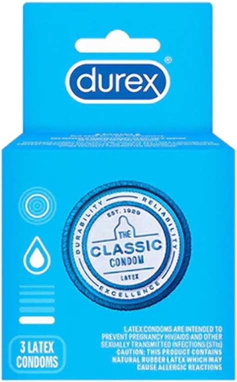 Durex Condón Clásico 3 Unidades Yaxa Store