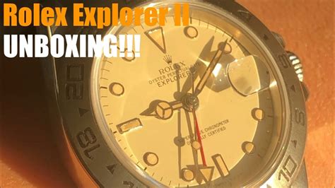 Unboxed Watches Vintage Rolex Explorer Ii Cream Dial Unboxing