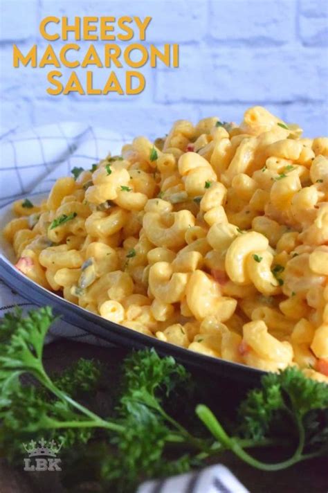 Cheesy Macaroni Salad Lord Byrons Kitchen