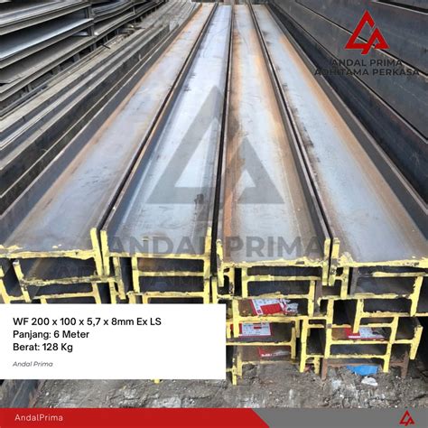 Jual WF 200 X 6 Meter Besi Baja IWF Wide Flange Beams Shopee