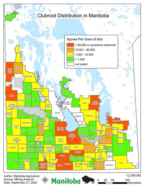 Province Of Manitoba Agriculture Clubroot Distribution In Manitoba