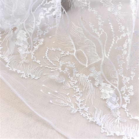 Tulle Bridal Veil Lace Fabric Tulle Lace Fabric For Wedding Etsy