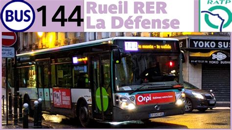 Bus Ratp Rueil Malmaison Rer La D Fense Youtube