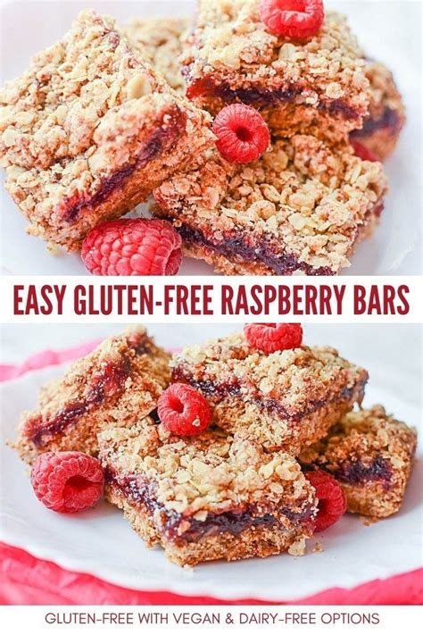 These Easy Raspberry Oatmeal Bars Are Gluten Free With No Eggs And So Delicious Simple T