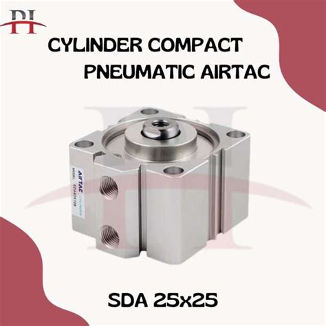 Promo Cylinder Compact Pneumatic Sda 25x25 Airtac Diskon 23 Di Seller