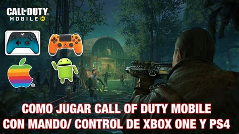 COMO JUGAR CALL OF DUTY MOBILE CON CONTROL DE PS4 Y XBOX ONE CODM