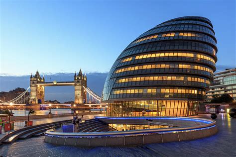 Tower Bridge And City Hall London Digital Art By Maurizio Rellini Fine