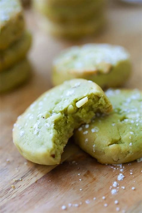 matcha cookies  almond rasa malaysia