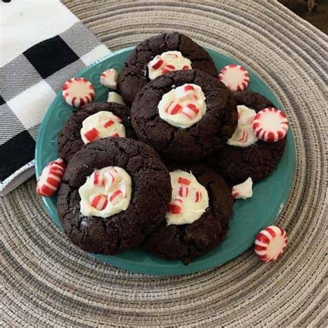 Chocolate Peppermint Thumbprint Cookies Southern Home Express