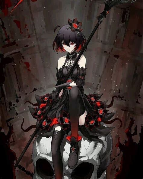 Dark Anime Girl Cool Anime Girl Kawaii Anime Girl Anime Art Girl