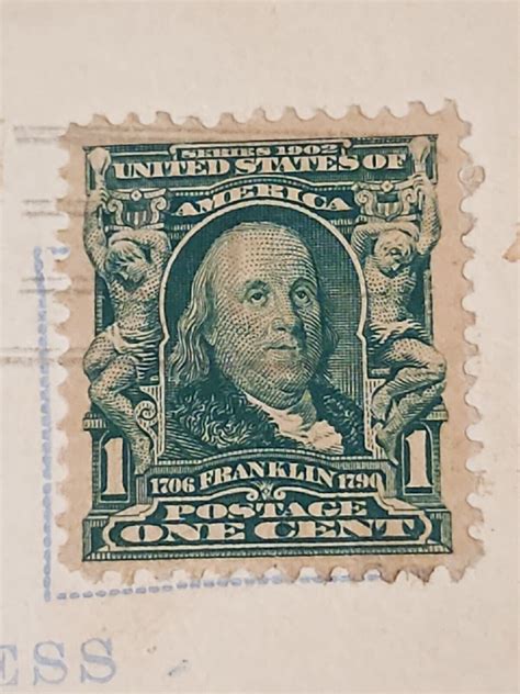 Ben Franklin Cent Stamp Green Values Mavin