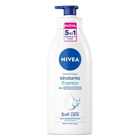 NIVEA Crema Corpo IDRATANTE EXPRESS Minerali Marini Per Pelle Normale O