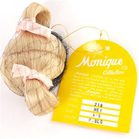 Monique Modacrylic Pale Blonde Mei Doll Wig Doll Hair Doll Supplies Craft Supplies