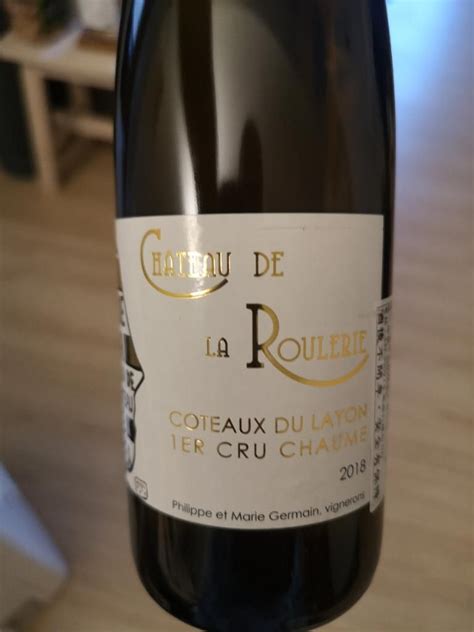 2020 Château de la Roulerie Coteaux du Layon Chaume 1er Cru Chaume