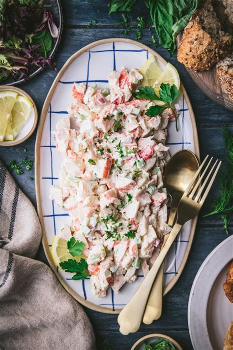 Cold Seafood Salad Recipe With Crabmeat And Shrimp | Dandk Organizer