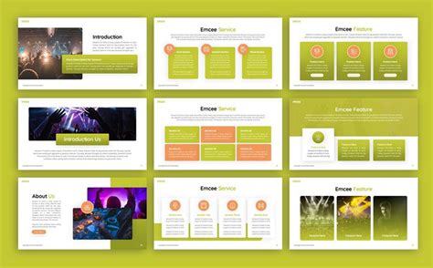 Emcee, Powerpoint Presentation Templates, Construction, Website, Event ...