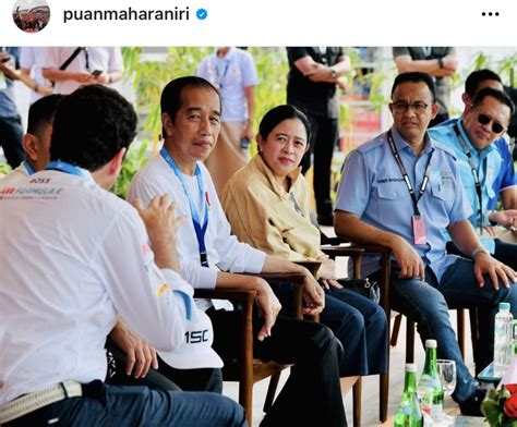 Pengamat Politik Soroti Posisi Duduk Puan Maharani Di Antara Jokowi Dan