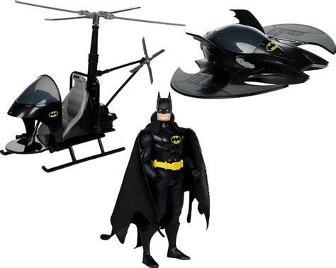 Mcfarlane Toys Dc Super Powers Batman Black Suit The Whirly Bat And The Batwing Set