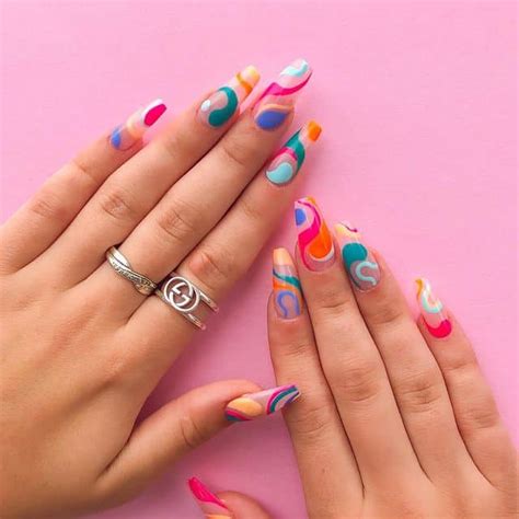 30 Rainbow Nails You Need To Try This Summer Thuy San Plus