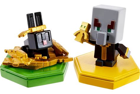 Minecraft Earth Boost Mini Figures Undying Evoker & Snacking Rabbit 2 ...