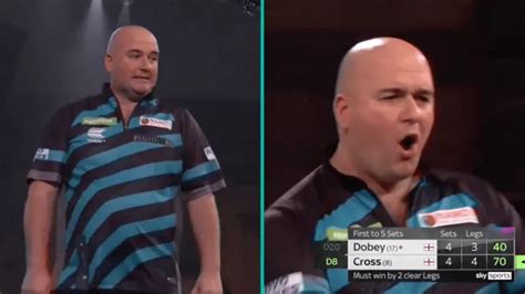 Rob Cross Makes 'Greatest Comeback In Darts History' In World Quarters ...