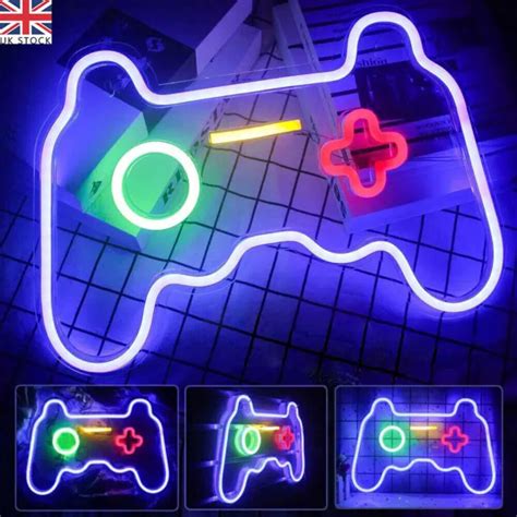 Game Neon Sign Led Wall Light Night Light Hanging Sign Room Decor Neon