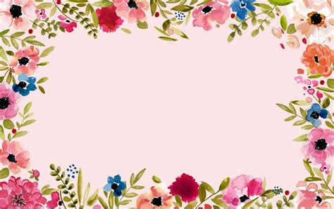 Flower Border Wallpapers Top Free Flower Border Backgrounds