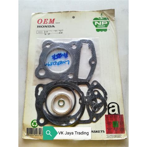 Honda CB100 SL100 Gasket Overhaul Complete Set Top Set APPLE Shopee