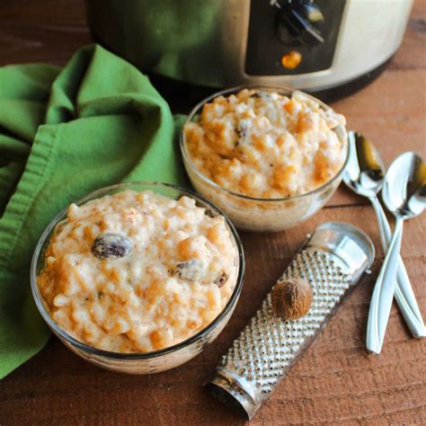 Slow Cooker Rice Pudding With Condensed Milk Cooking With Carlee