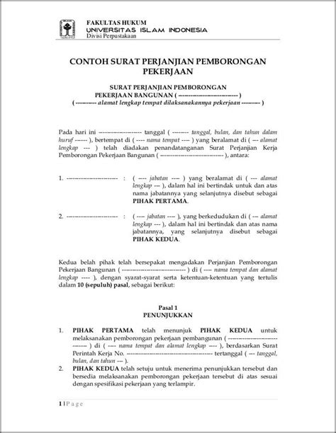 Detail Contoh Surat Denda Keterlambatan Pekerjaan Konstruksi Koleksi