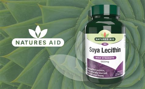 Natures Aid Lecithin Mg Softgels Produced From Naturally