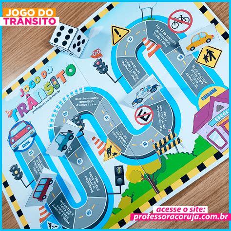 Jogo Do Trânsito Para Imprimir - Jogo Do Transito Para Imprimir - RETOEDU