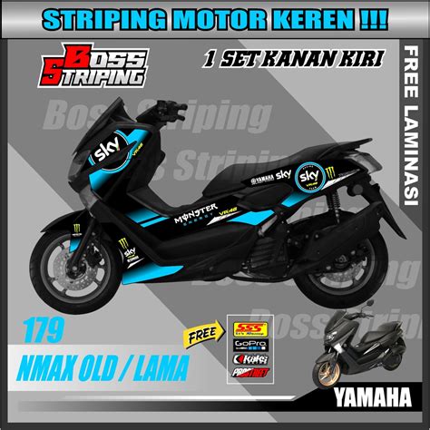 Jual Striping Stiker Nmax Old Nmex Old N Max Old Sticker Setiker