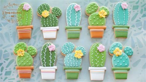 How To Make Cactus Cookies Simple Shapes To Make Different