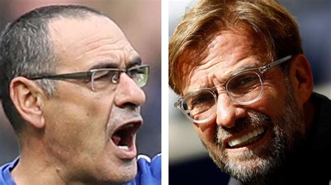 Epl Carabao Cup Liverpool Vs Chelsea Jurgen Klopp Maurizio Sarri