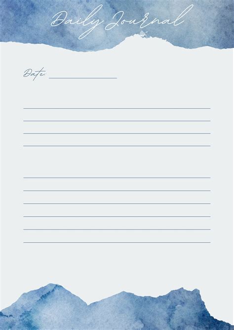 Digital Printable Journal - Etsy