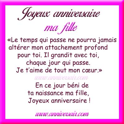 Carte Anniversaire Joyeux Anniversaire Ma Fille Joyeux Anniversaire