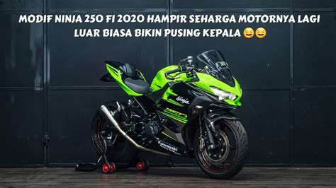 Review Kawasaki Ninja Fi Mdp Full Modif Bikin Hati Bergetar Youtube